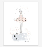 BALLERINA - Children's poster - Ballerina dancer