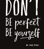 REBEL RULES - Children's poster - Don't be perfect