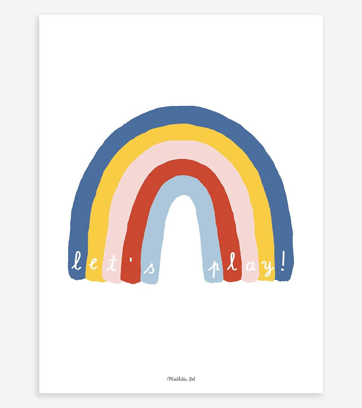 BROOKLYN - Lot Art prints - Rainbow (set of 5)