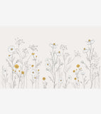 CHAMOMILE - Panoramic wallpaper - Chamomile flowers