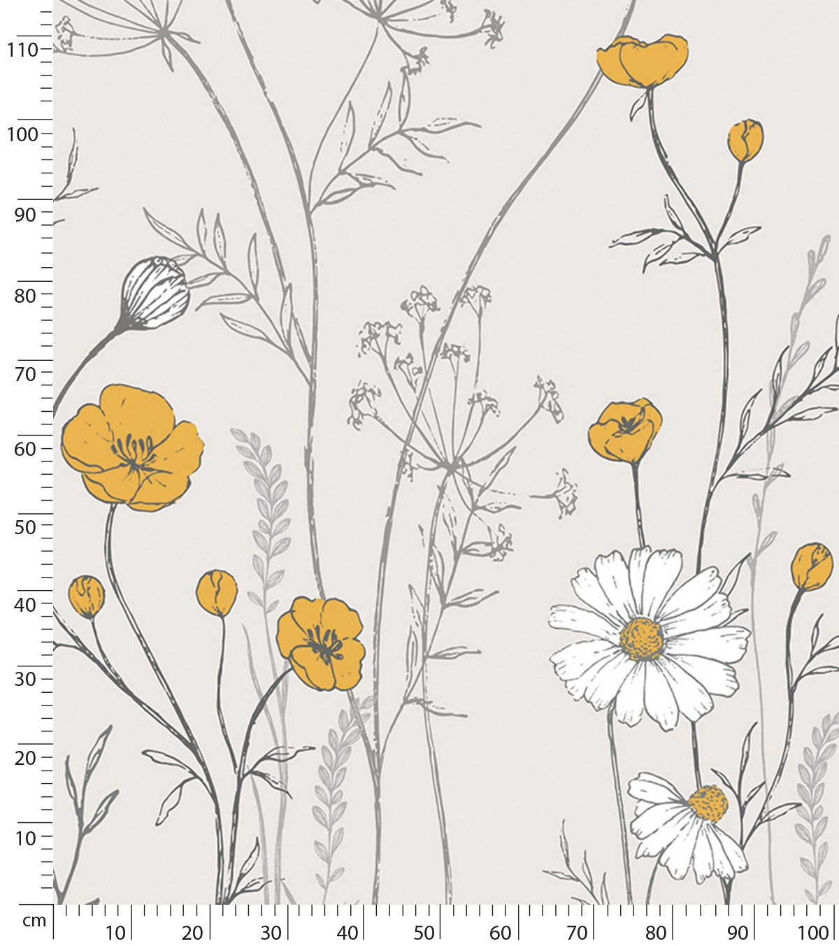 CHAMOMILE - Panoramic wallpaper - Chamomile flowers