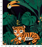JUNGLE NIGHT - Panoramic wallpaper - Jungle animals