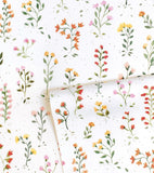 QUEYRAN - Children's wallpaper - Flower herbarium motif