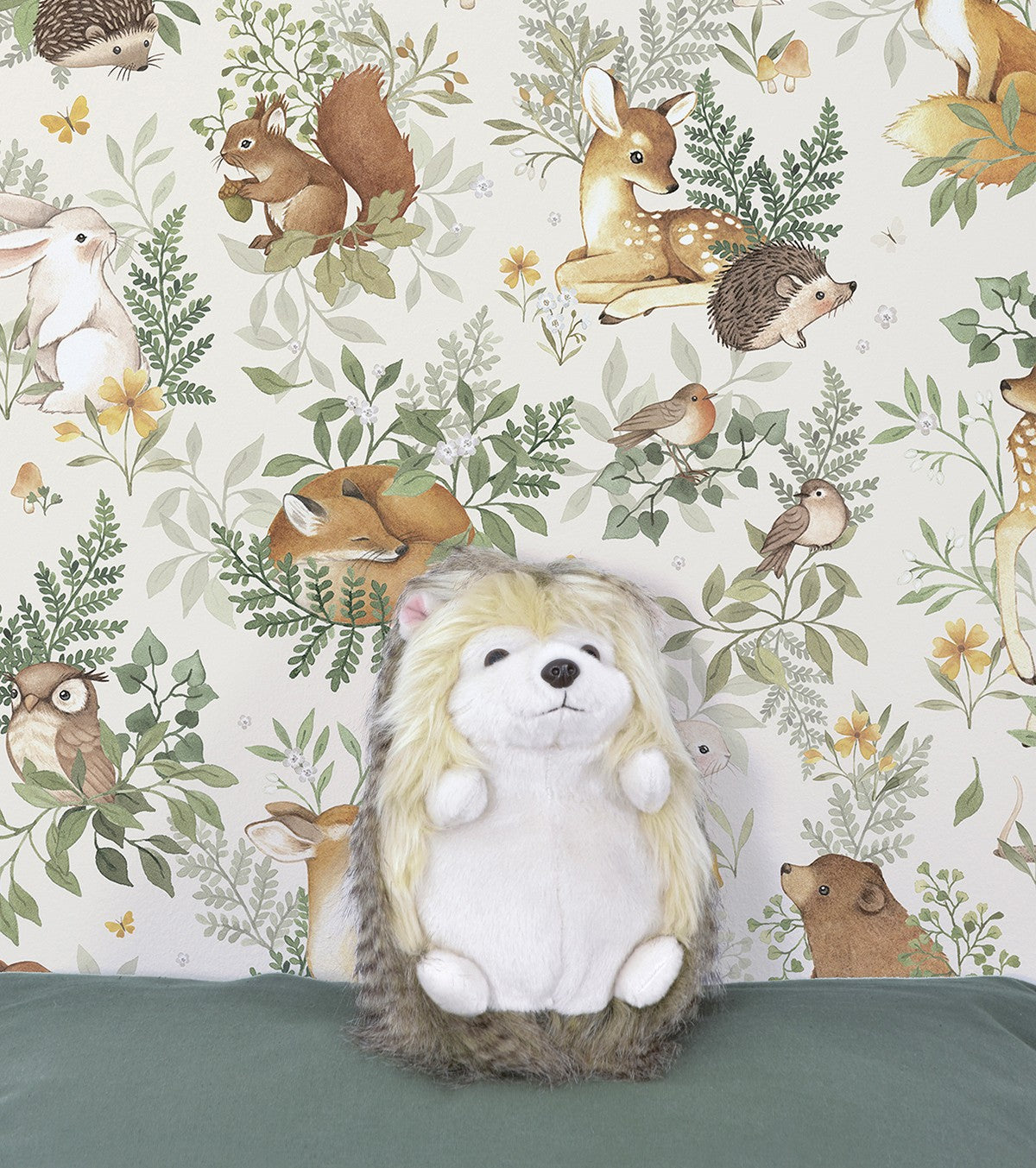 FOREST - Children's wallpaper - Forest animals motif
