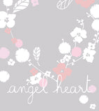 ANGEL - Children's poster - Wreath of flowers