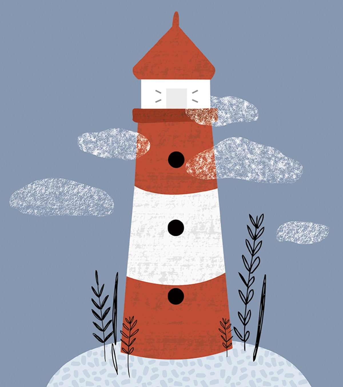 WILD ISLAND - Children's poster - The lighthouse