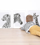 SERENGETI - Children's poster - The zebra