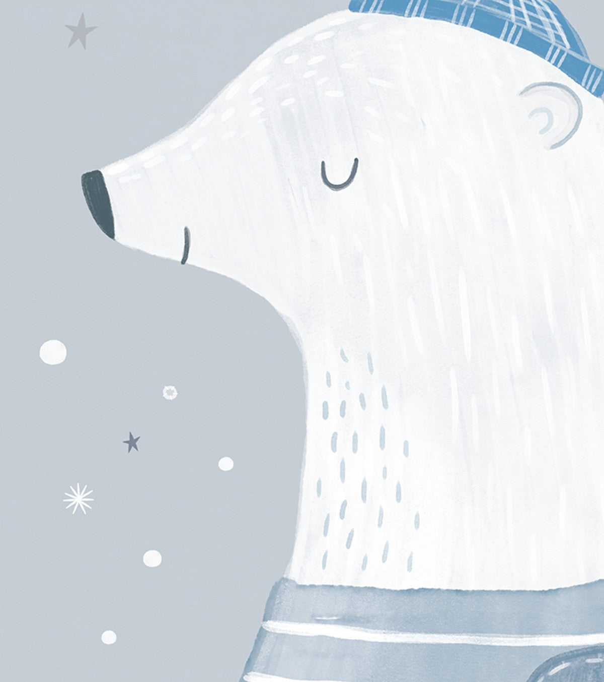 ARTIC DREAM - Children's poster - The polar bear