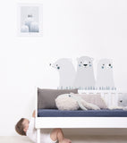 ARTIC DREAM - Children's poster - Village on the ice floe