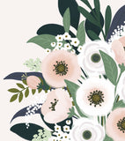WONDERLAND - Children's poster - Bouquet of anemones