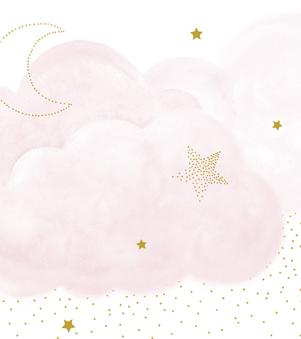 STARDUST - Children's poster - Stars and clouds