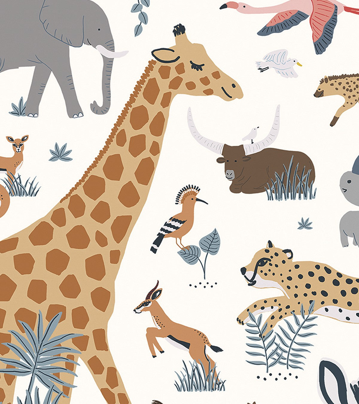 TANZANIA - Children's poster - Wild animals