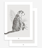 BLACK MAJIK - Set of 2 Art prints - Leopard