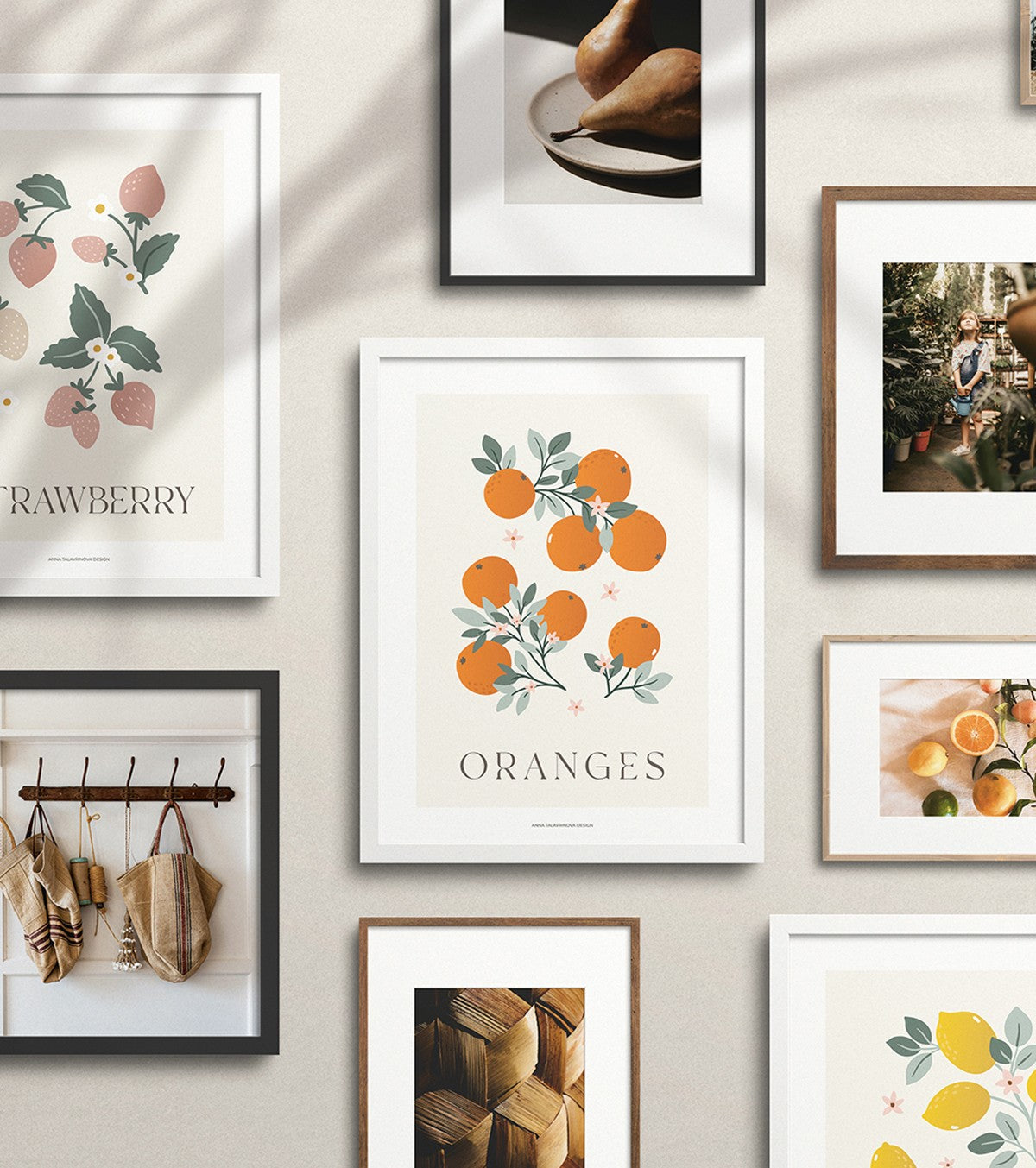 LOUISE - Children's poster - Oranges