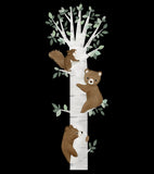 KHARU - Large sticker - Bears climb the tree