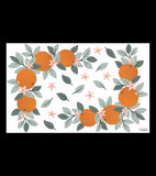 LOUISE - Wall decals murals - Oranges and foliage