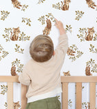FELIDAE - Children's wallpaper - Tiger cub motif
