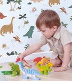 SUNNY - Children's wallpaper - Dinosaur motif