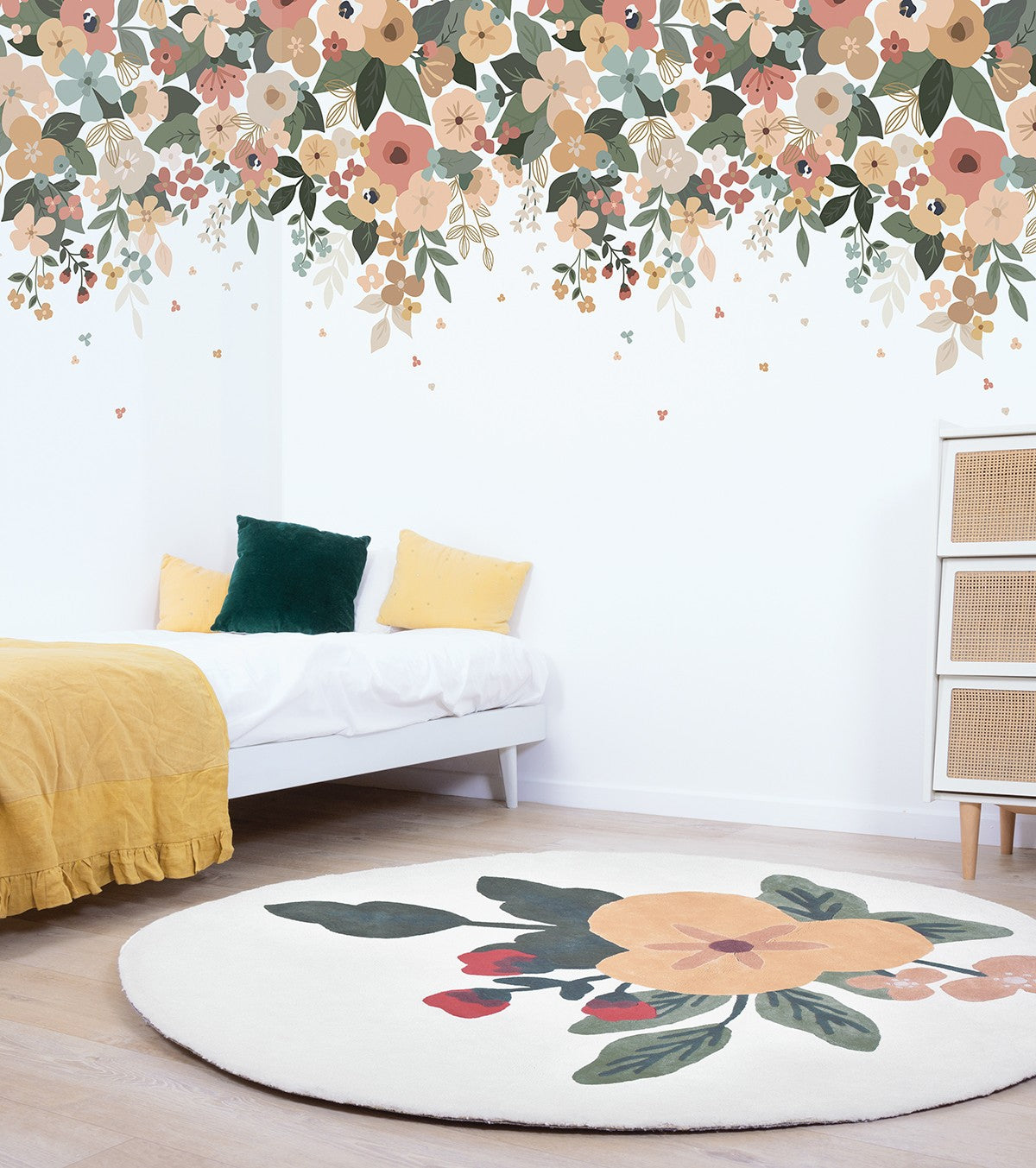 BLOEM - Panoramic wallpaper - Large flowers