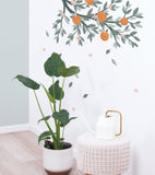 LOUISE - Large sticker - Branches and oranges