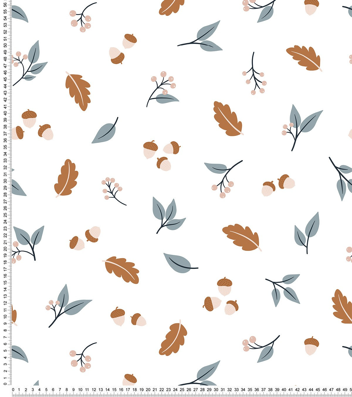 JÖRO - Children's Wallpaper - Autumn Pattern