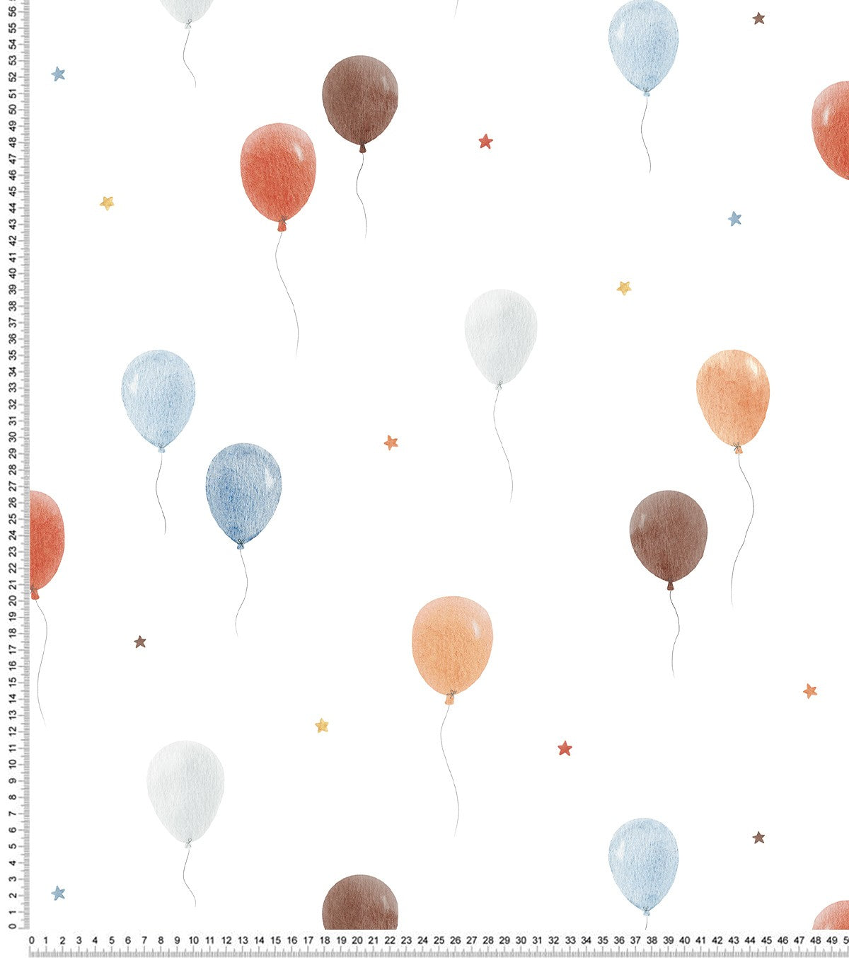 GENTLE FRIENDS - Children's wallpaper - Balloon motif