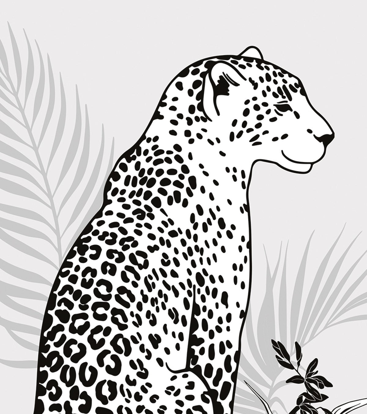 BLACK MAJIK - Set of 2 Art prints - Leopard