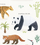 LIVING EARTH - Children's poster - Asian animals