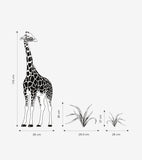 BLACK MAJIK - Large sticker - The giraffe