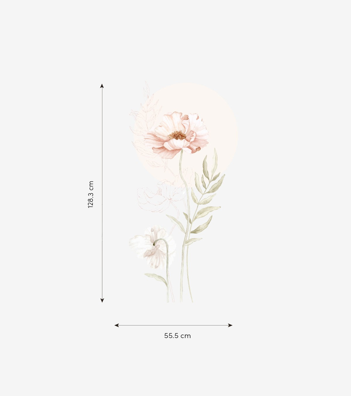 ISLANDIC POPPIES - Grands Wall decals - The poppy