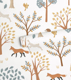 JÖRO - Children's wallpaper - Forest motif (fox)