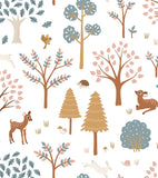 JÖRO - Children's wallpaper - Forest motif (deer)