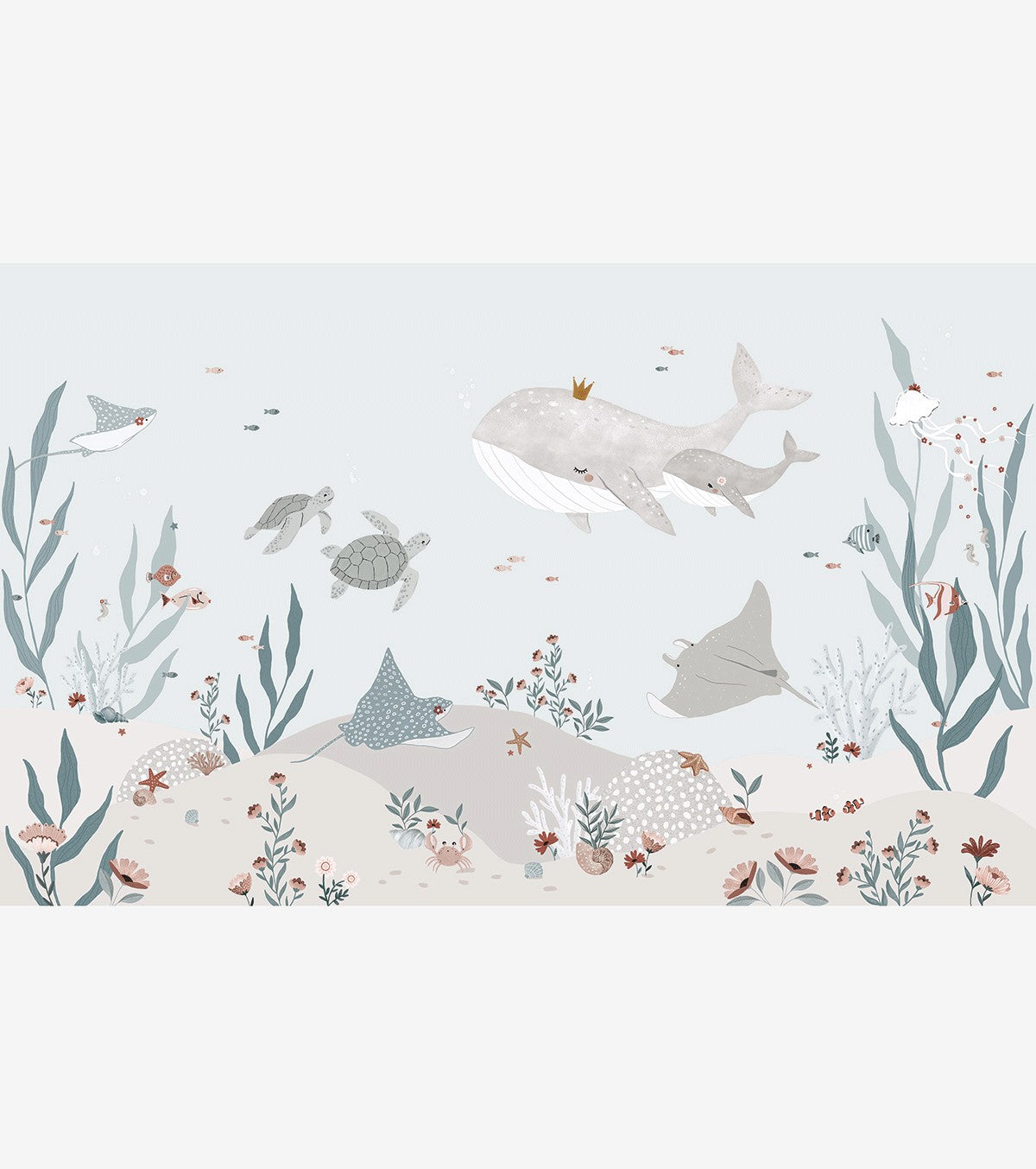 OCEAN FIELD - Panoramic wallpaper - Seabed