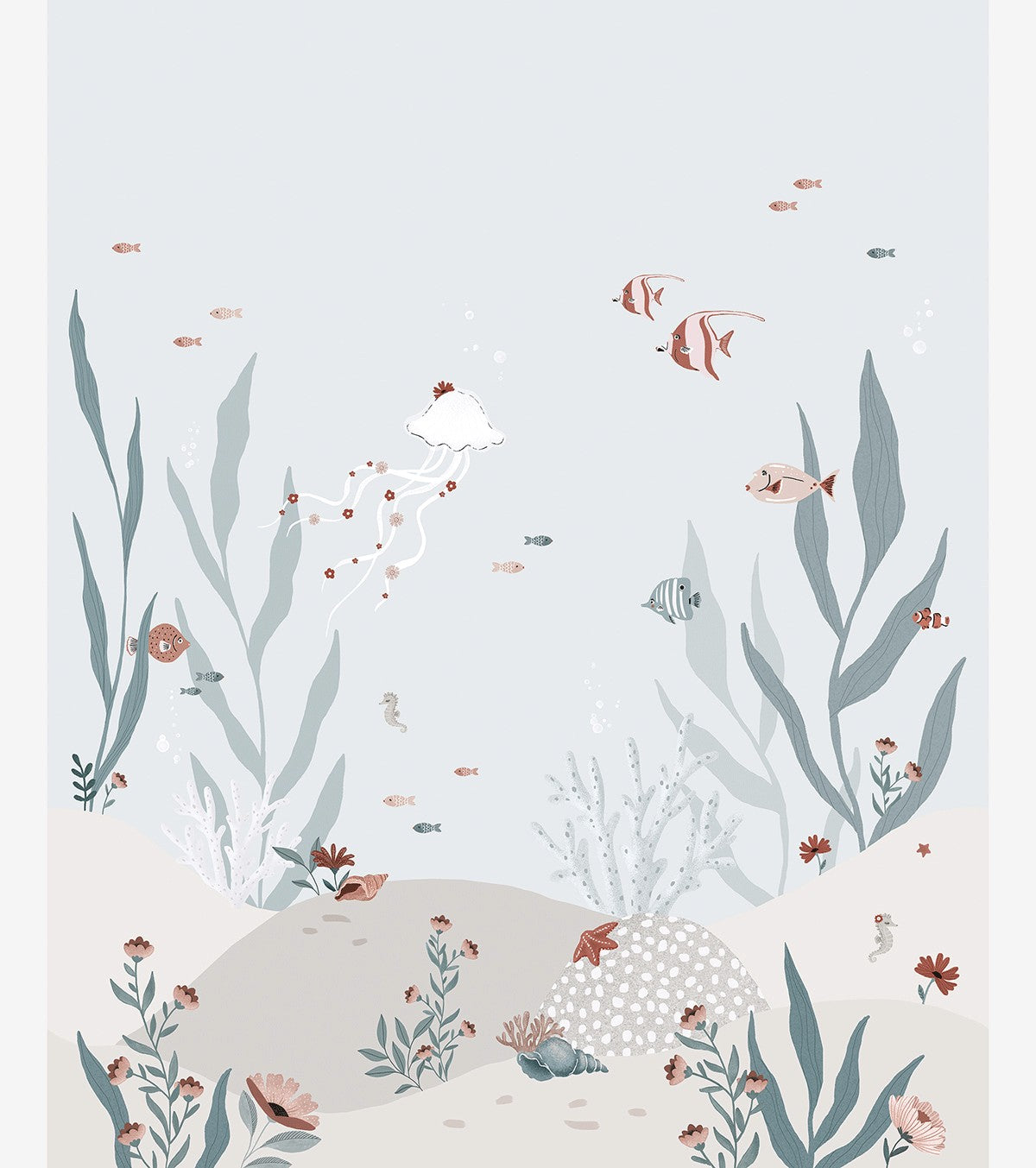 OCEAN FIELD - Panoramic wallpaper - Life under the sea