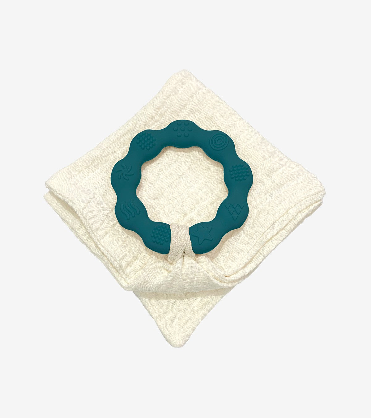 Blue duck teething ring and diaper